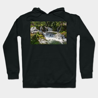 Small Waterfall in Martin Brod Village, Bosnia Hoodie